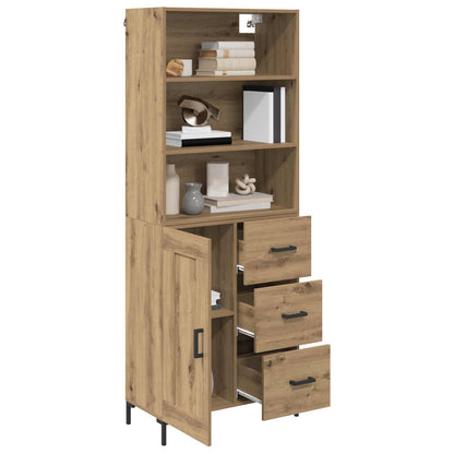 Highboard Artisan Oak 69.5 x 34 x 180 cm Engineered Wood