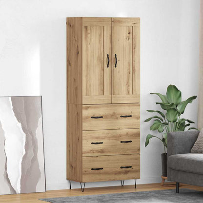 Highboard Artisan Oak 69.5 x 34 x 180 cm Engineered Wood