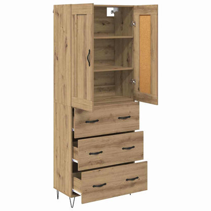 Highboard Artisan Oak 69.5 x 34 x 180 cm Engineered Wood