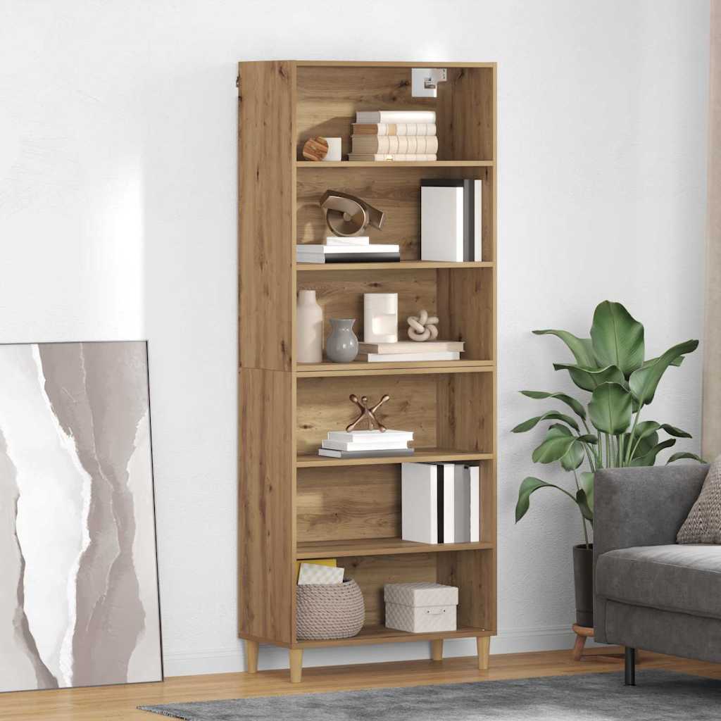 Highboard Artisan Oak 69.5 x 32.5 x 180 cm Engineered Wood