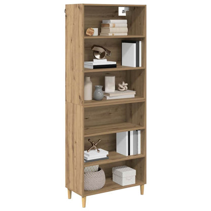 Highboard Artisan Oak 69.5 x 32.5 x 180 cm Engineered Wood