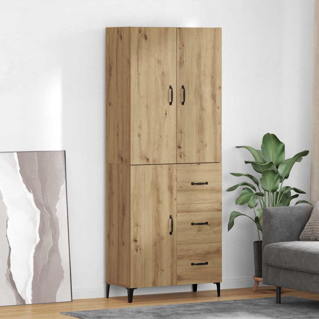 Highboard Artisan Oak 69.5 x 34 x 180 cm Engineered Wood