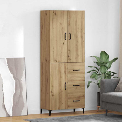 Highboard Artisan Oak 69.5 x 34 x 180 cm Engineered Wood
