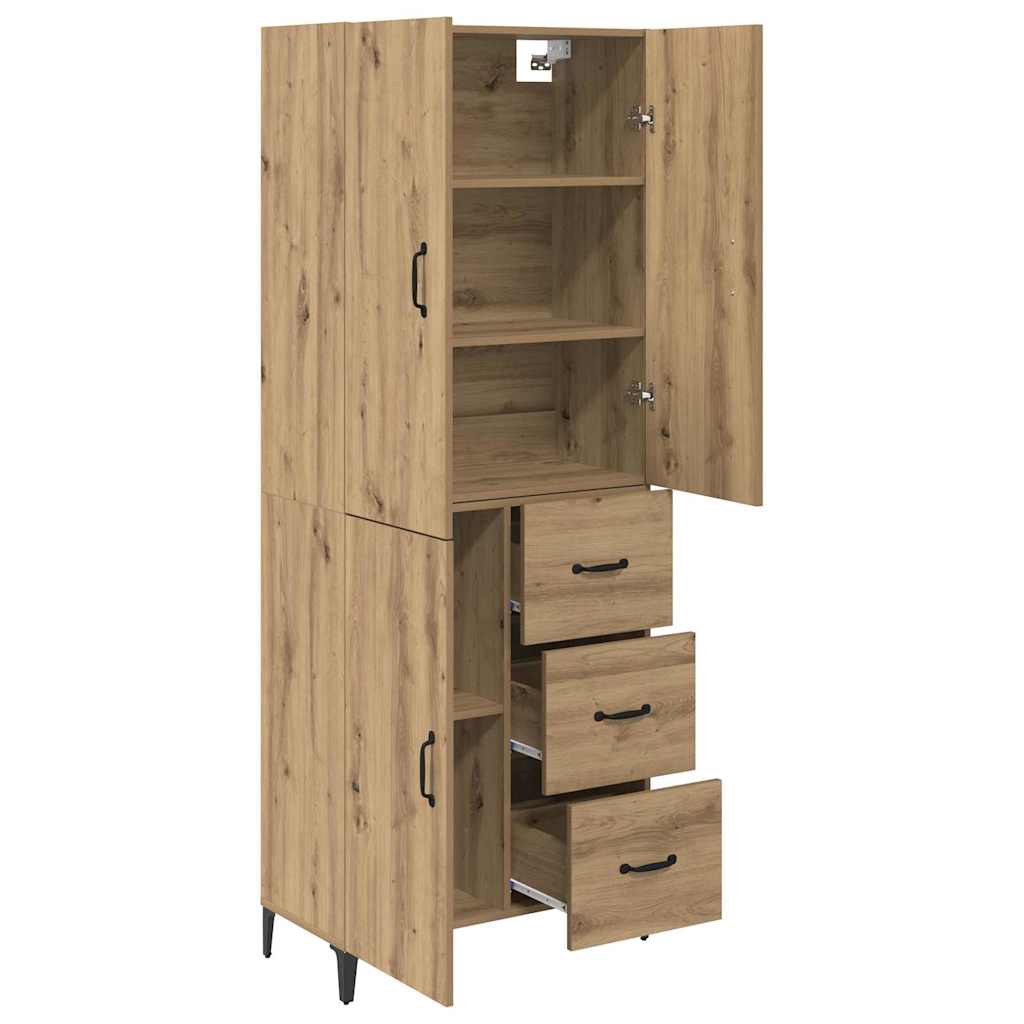 Highboard Artisan Oak 69.5 x 34 x 180 cm Engineered Wood
