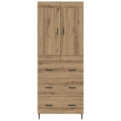 Highboard 2 pcs Artisan Oak 69.5 x 34 x 180 cm Engineered Wood