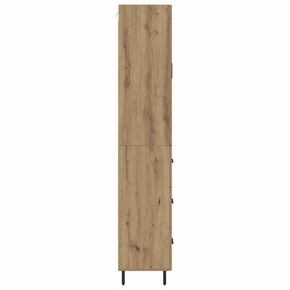 Highboard 2 pcs Artisan Oak 69.5 x 34 x 180 cm Engineered Wood