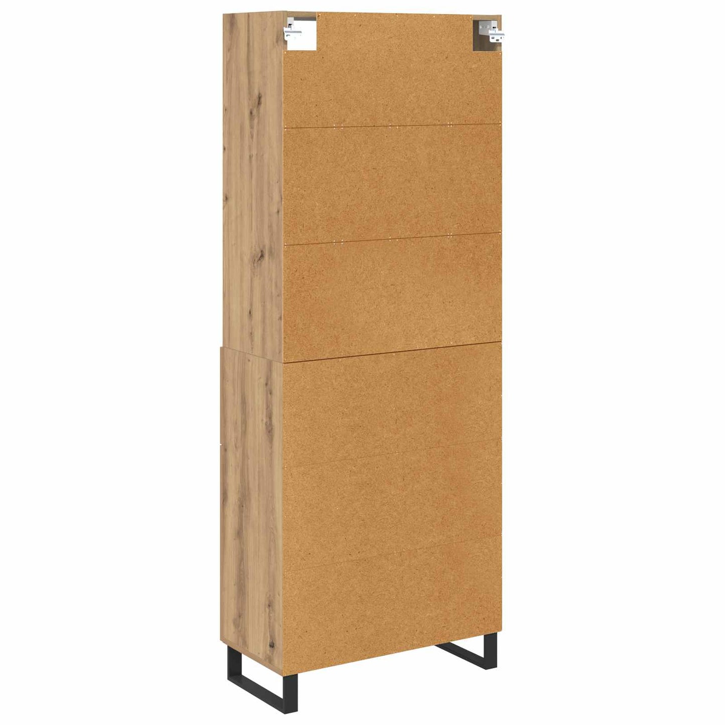 Highboard with Drawer 2 pcs Artisan Oak Engineered Wood