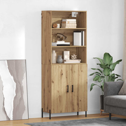 Highboard Artisan Oak 69.5 x 32.5 x 180 cm Engineered Wood