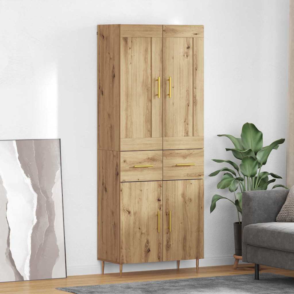 Highboard Artisan Oak 69.5 x 34 x 180 cm Engineered Wood