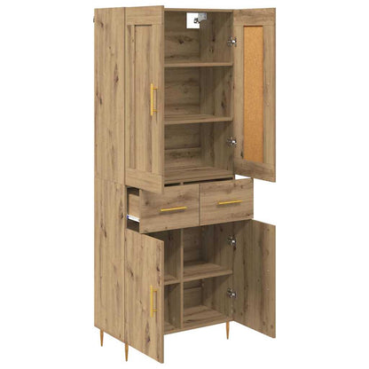Highboard Artisan Oak 69.5 x 34 x 180 cm Engineered Wood
