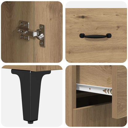 Highboard Artisan Oak 69.5 x 34 x 180 cm Engineered Wood