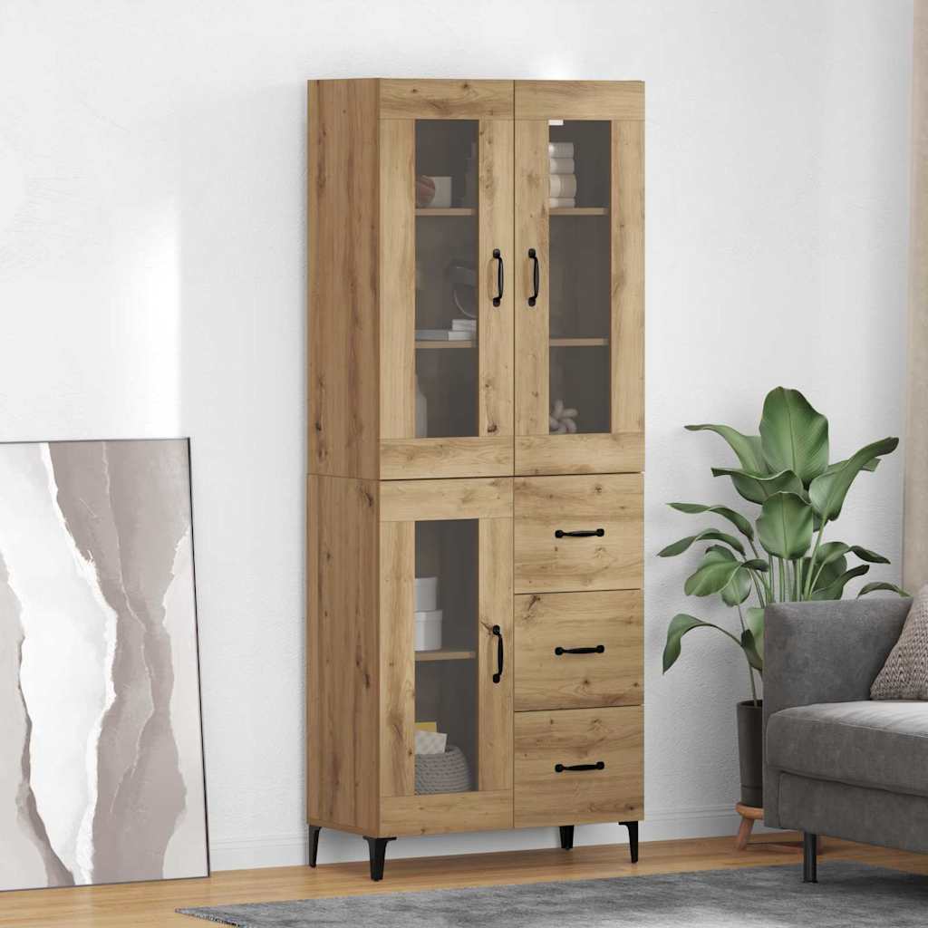 Highboard Artisan Oak 69.5 x 34 x 180 cm Engineered Wood