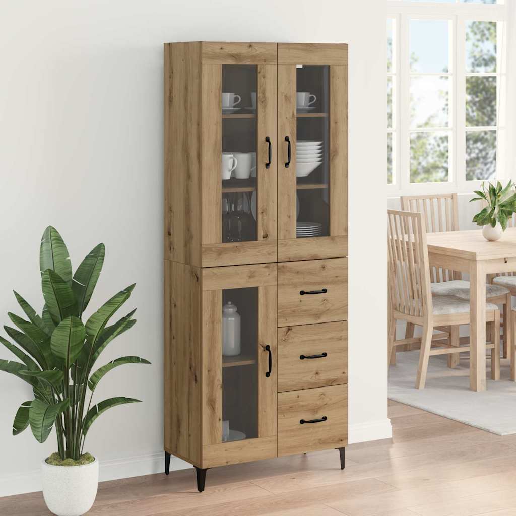 Highboard Artisan Oak 69.5 x 34 x 180 cm Engineered Wood