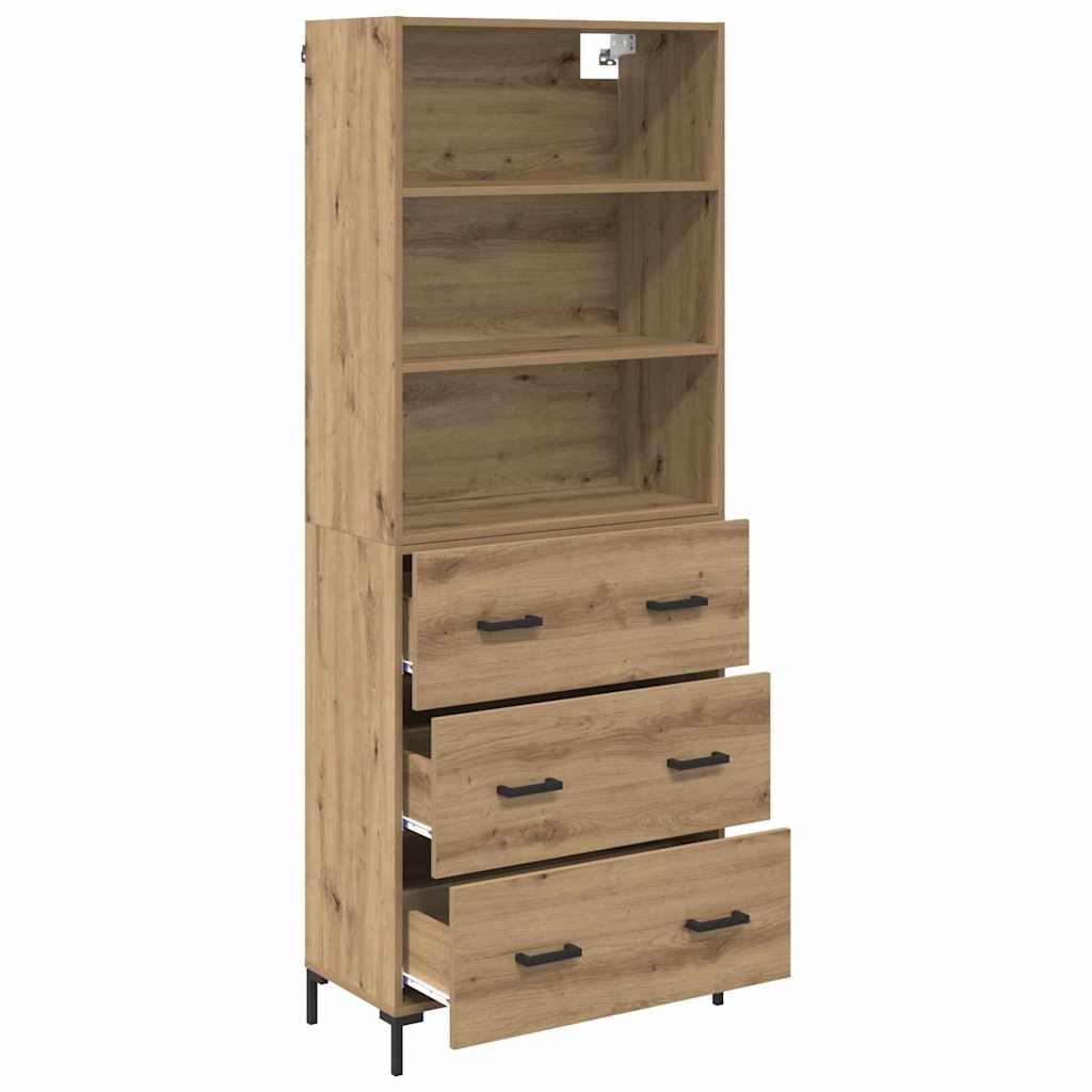 Highboard Artisan Oak 69.5 x 34 x 180 cm Engineered Wood