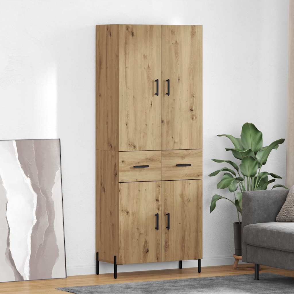 Highboard Artisan Oak 69.5 x 34 x 180 cm Engineered Wood