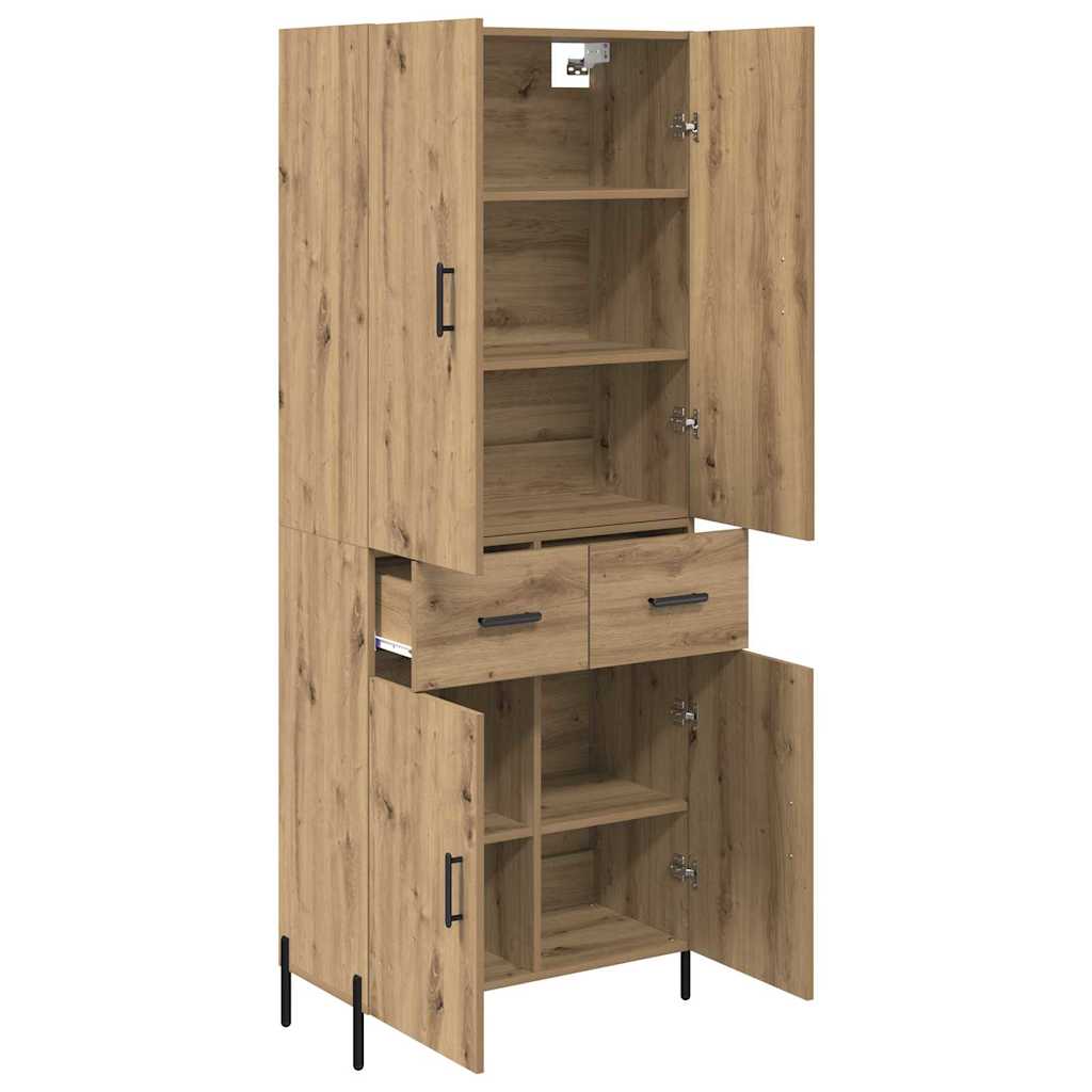 Highboard Artisan Oak 69.5 x 34 x 180 cm Engineered Wood