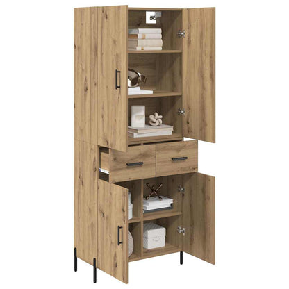 Highboard Artisan Oak 69.5 x 34 x 180 cm Engineered Wood