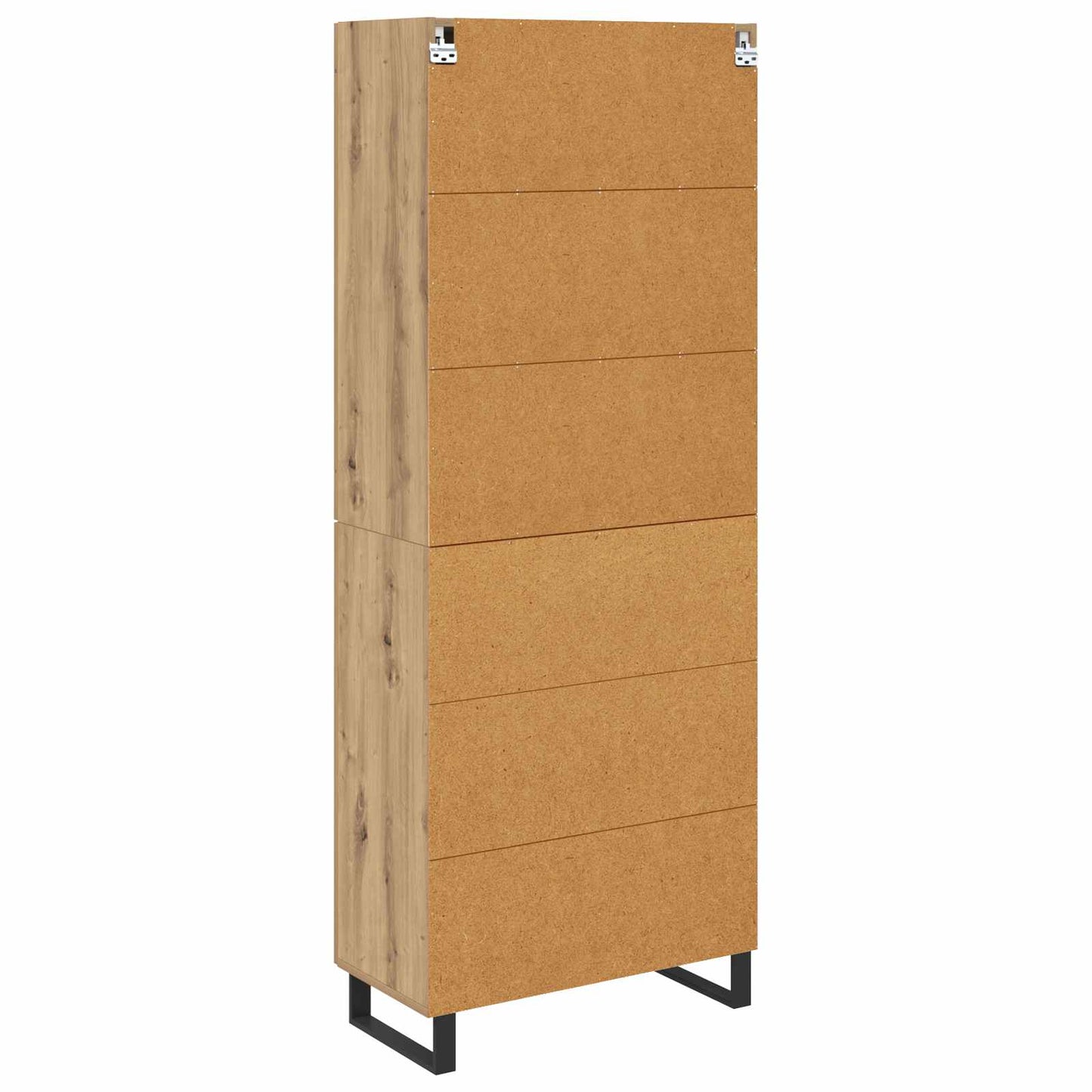 Highboard 2 pcs Artisan Oak Engineered Wood