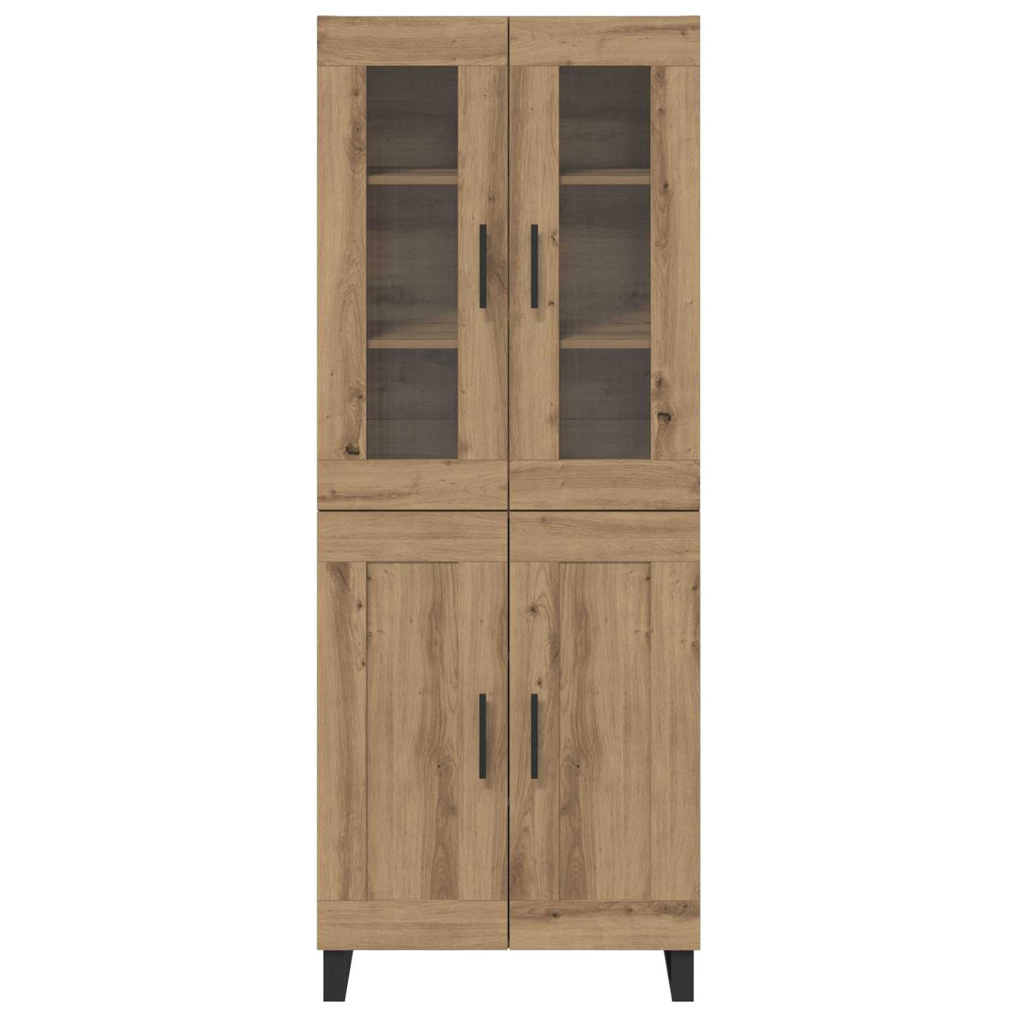 Highboard 2 pcs Artisan Oak Engineered Wood