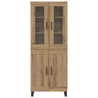 Highboard 2 pcs Artisan Oak Engineered Wood