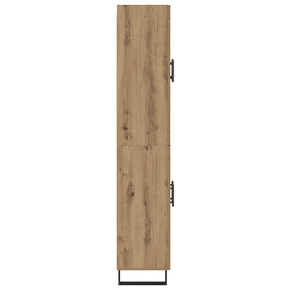 Highboard 2 pcs Artisan Oak Engineered Wood