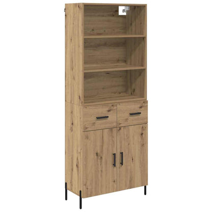 Highboard Artisan Oak 69.5 x 32.5 x 180 cm Engineered Wood