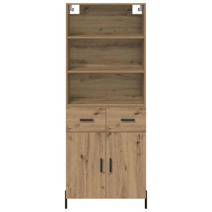 Highboard Artisan Oak 69.5 x 32.5 x 180 cm Engineered Wood