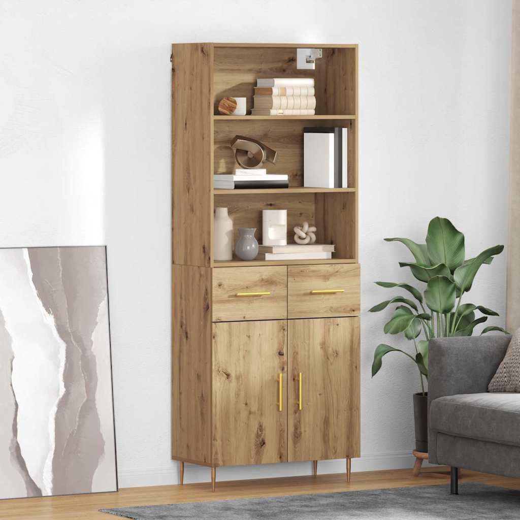 Highboard Artisan Oak 69.5 x 34 x 180 cm Engineered Wood