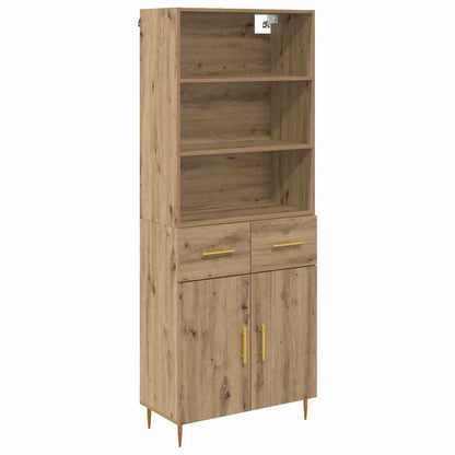Highboard Artisan Oak 69.5 x 34 x 180 cm Engineered Wood