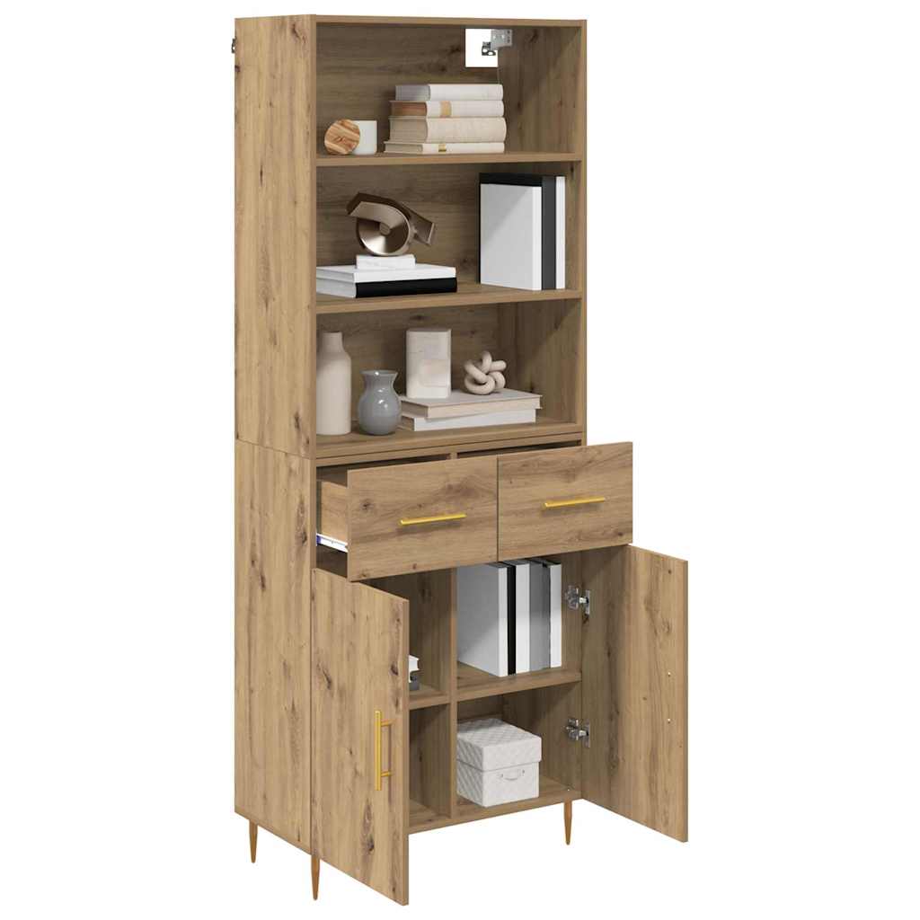 Highboard Artisan Oak 69.5 x 34 x 180 cm Engineered Wood