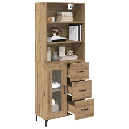Highboard Artisan Oak 69.5 x 34 x 180 cm Engineered Wood