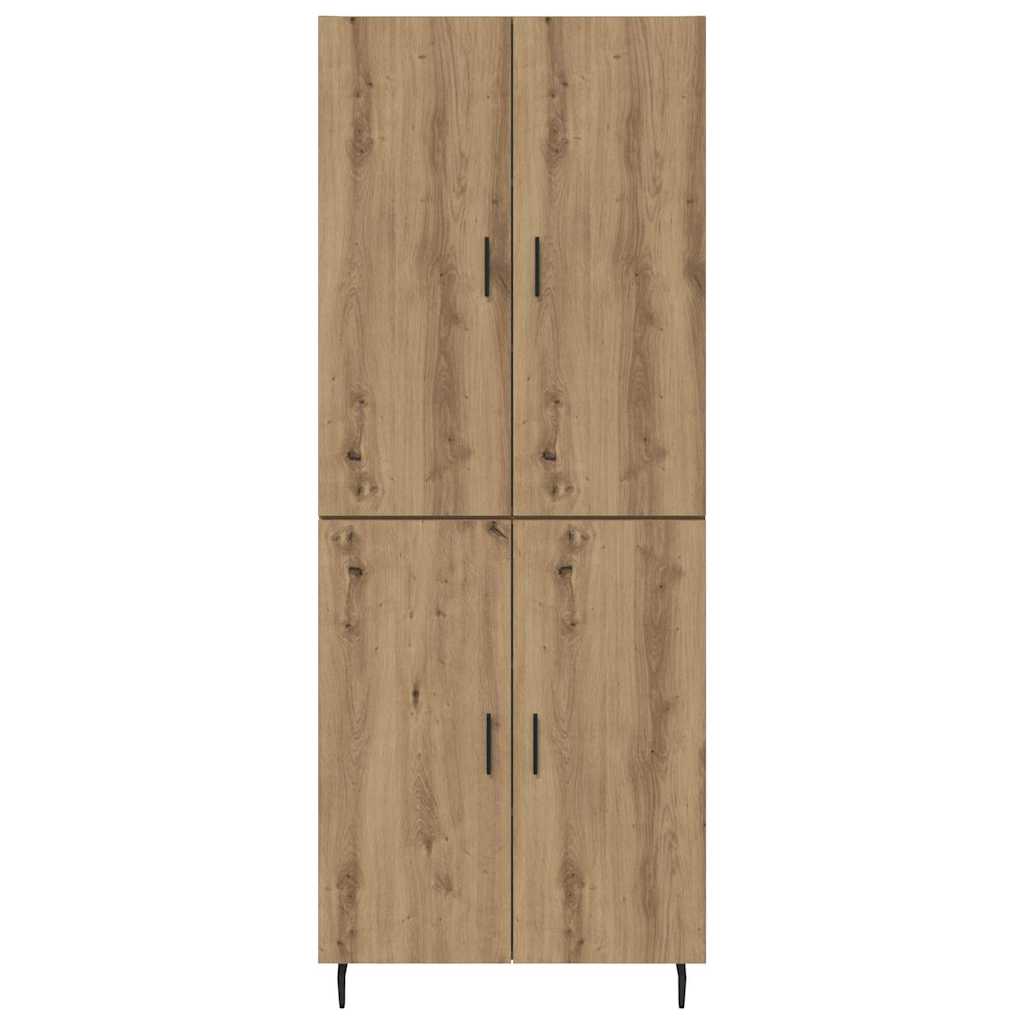 Highboard 2 pcs Artisan Oak 69.5 x 34 x 180 cm Engineered Wood