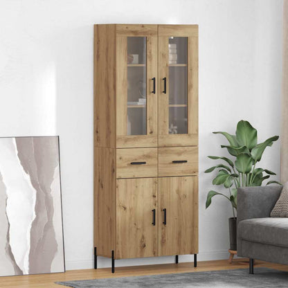 Highboard Artisan Oak 69.5 x 34 x 180 cm Engineered Wood