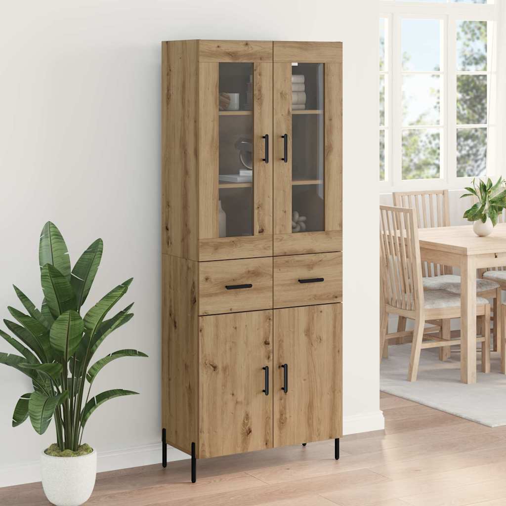 Highboard Artisan Oak 69.5 x 34 x 180 cm Engineered Wood