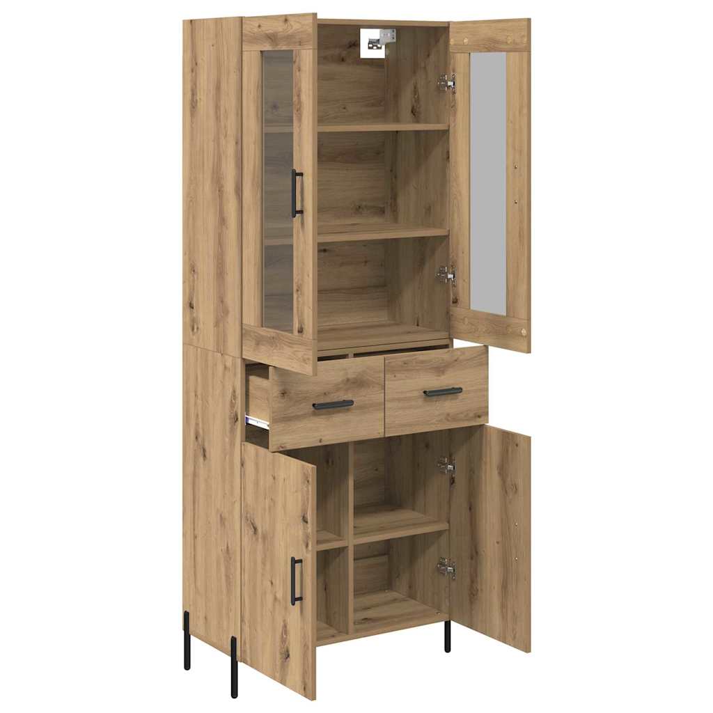Highboard Artisan Oak 69.5 x 34 x 180 cm Engineered Wood