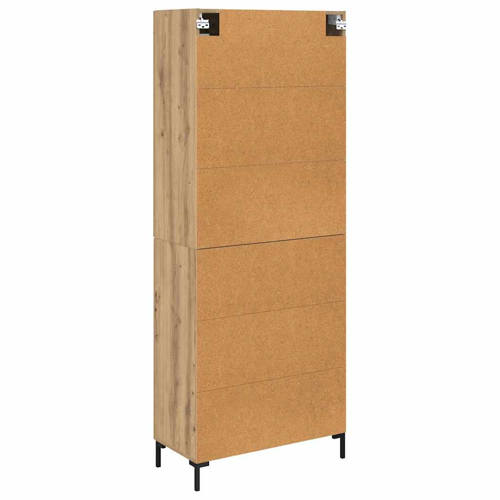 Highboard 2 pcs Artisan Oak Engineered Wood