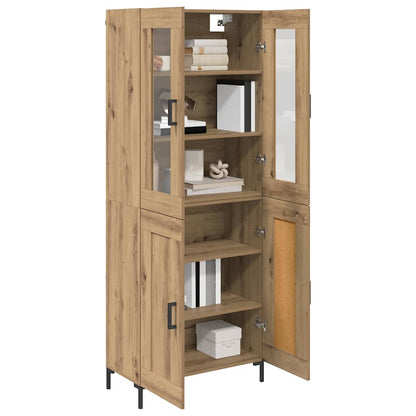 Highboard 2 pcs Artisan Oak Engineered Wood