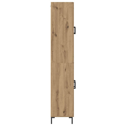Highboard 2 pcs Artisan Oak Engineered Wood