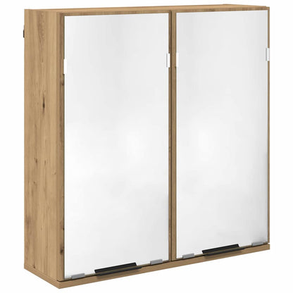 Bathroom Cabinet Set 3 pcs Artisan Oak Engineered Wood