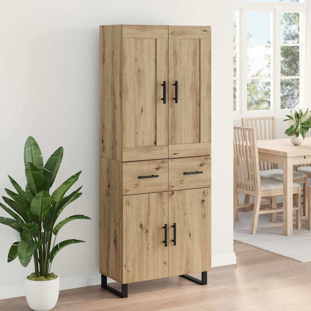 Highboard Artisan Oak 69.5 x 34 x 180 cm Engineered Wood