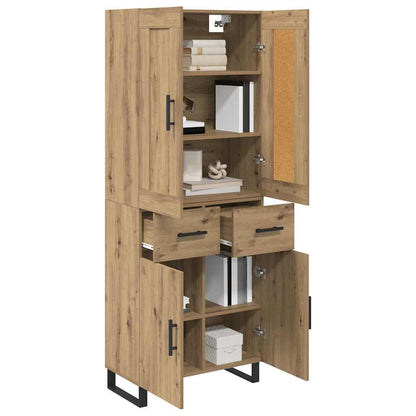 Highboard Artisan Oak 69.5 x 34 x 180 cm Engineered Wood
