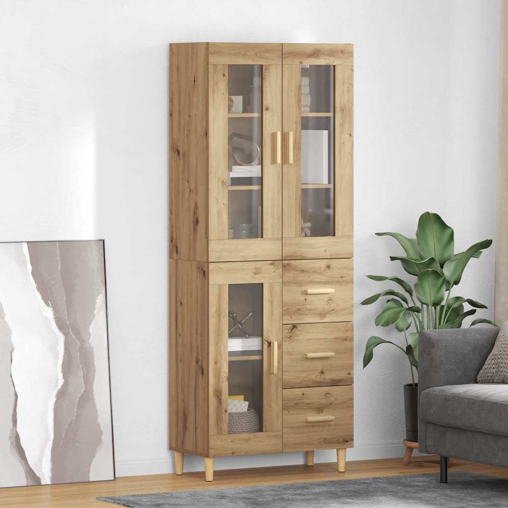 Highboard Artisan Oak 69.5 x 34 x 180 cm Engineered Wood