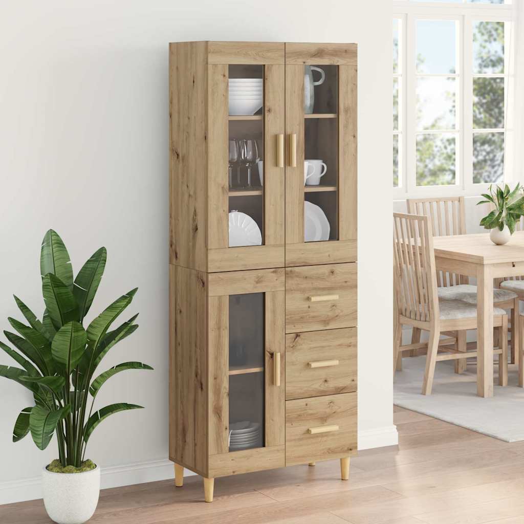 Highboard Artisan Oak 69.5 x 34 x 180 cm Engineered Wood