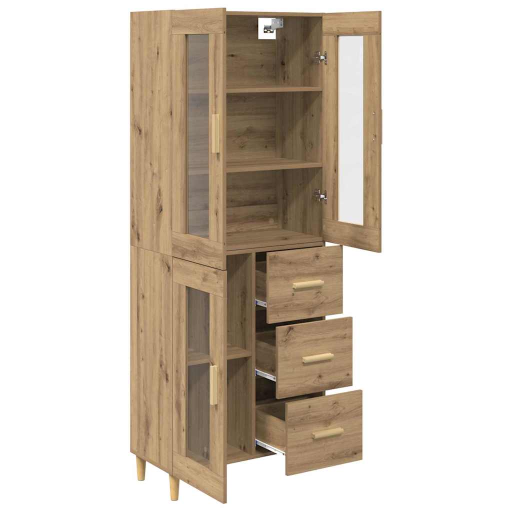 Highboard Artisan Oak 69.5 x 34 x 180 cm Engineered Wood
