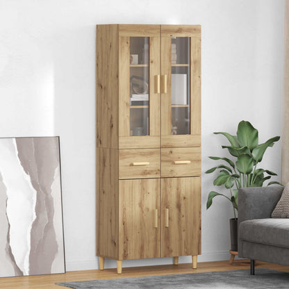 Highboard Artisan Oak 69.5 x 34 x 180 cm Engineered Wood