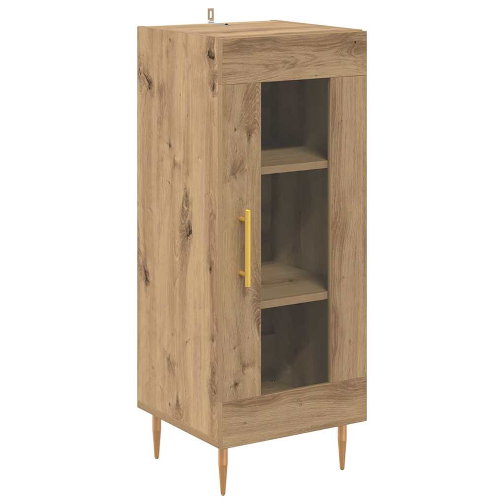 Highboard 2 pcs Artisan Oak Engineered Wood