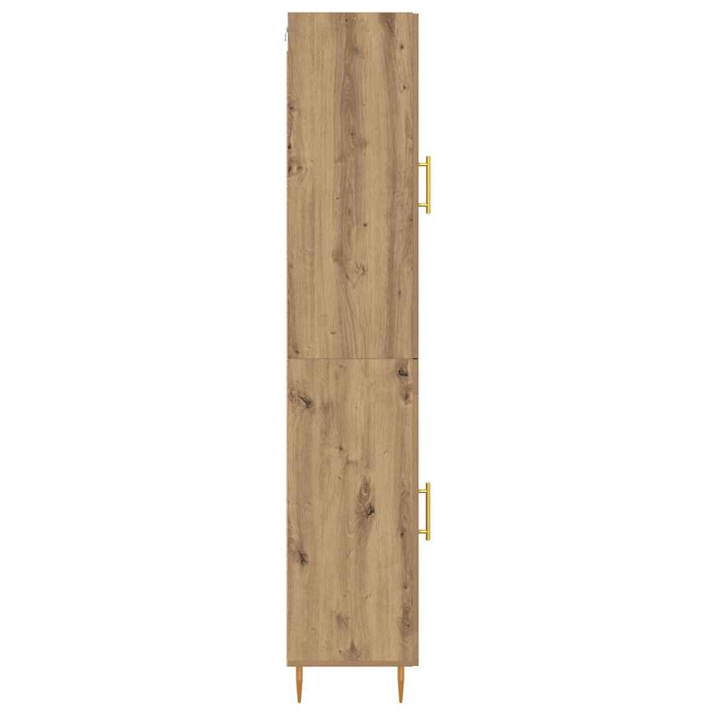 Highboard 2 pcs Artisan Oak Engineered Wood