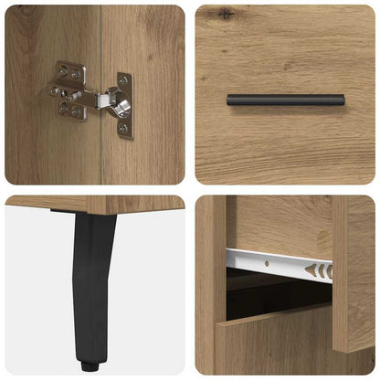 Highboard with Drawer Artisan Oak 69.5 x 34 x 180 cm
