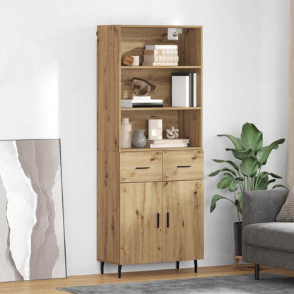 Highboard with Drawer Artisan Oak 69.5 x 34 x 180 cm