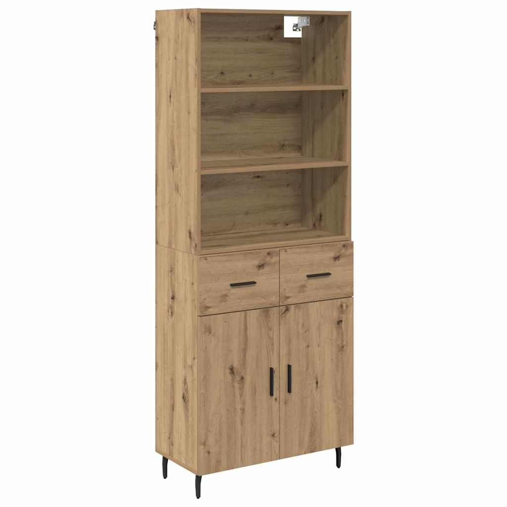 Highboard with Drawer Artisan Oak 69.5 x 34 x 180 cm